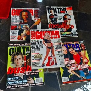 5 Issue Guitar Magazine Collection